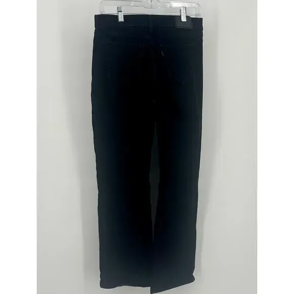 Levi’s Women’s 30 Curvy Bootcut Jeans Black Mid Rise Stretch Flare Denim Classic - Picture 2 of 11